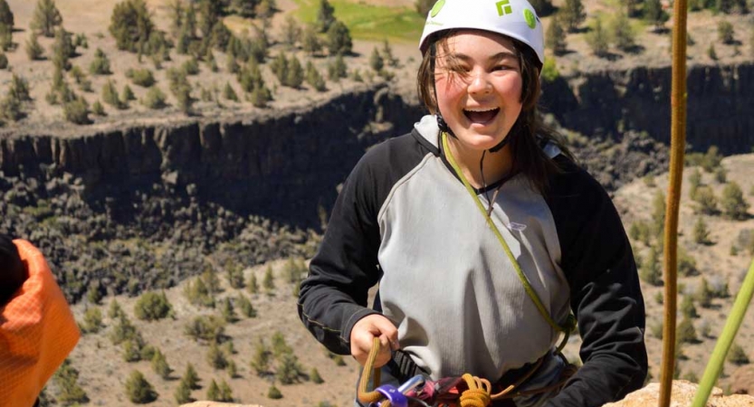 rock climbing adventure for teens in oregon